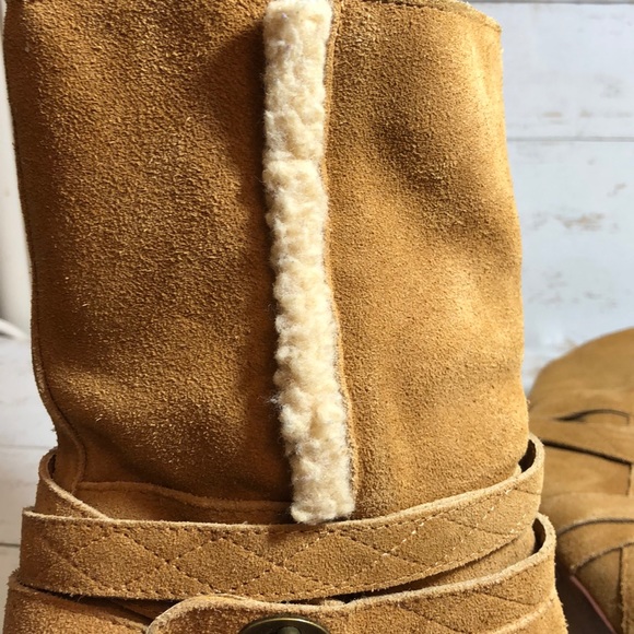 Nine West Suede Leather Cruzal1 Heeled Boots - Picture 7 of 8